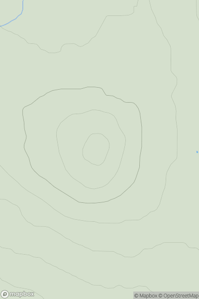 Thumbnail image for Warth Hill [Tongue to Wick and Helmsdale] showing contour plot for surrounding peak